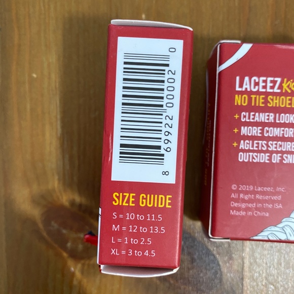 SOLD - Laceez Kid's Smart Laces - No Tie Shoelaces - Picture 3 of 4